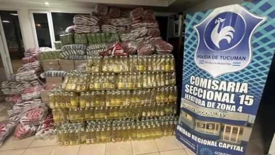 Encontraron 40 mil kilos de alimentos en la casa de un acusado por violencia de género: sospechan que es de Capital Humano