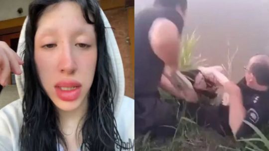 La influencer Milky Dolly casi muere ahogada y fue rescatada por la policía: «Fue traumático»