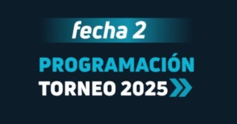 Días, horarios y cómo se juega la segunda fecha del Torneo Apertura