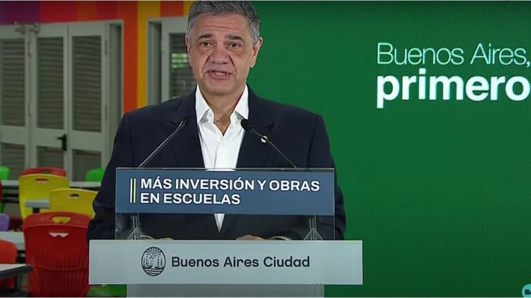 Jorge Macri anunció inversiones y obras en escuelas por el comienzo de clases