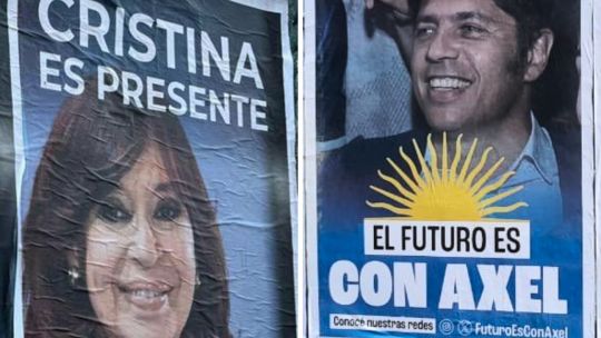 «Cristina es presente»: los sugerentes afiches de la expresidenta que le responden a Axel Kicillof