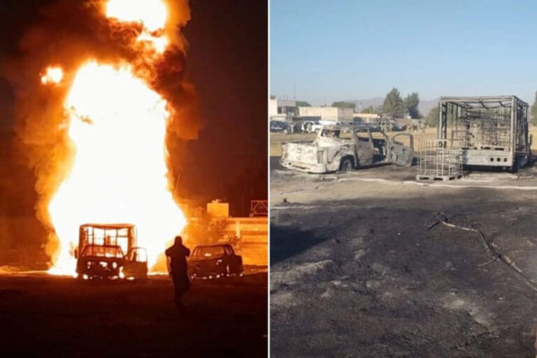 Explosión en toma clandestina de Pemex en Teoloyucan dejó un lesionado y causó alarma