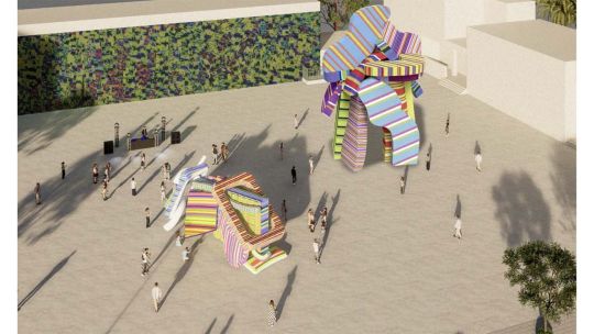 Marta Minujín presenta su «Golosina emocional» y su «Escultura de los deseos» en Miami