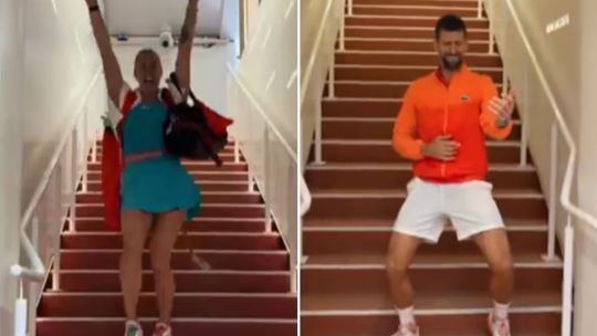 Sabalenka vs. Djokovic: el duelo de baile que conquistó Roland Garros y las redes