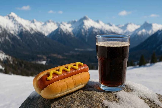 Comer en Cerro Catedral cuesta casi como en Aspen, con un pancho y gaseosa a precio internacional