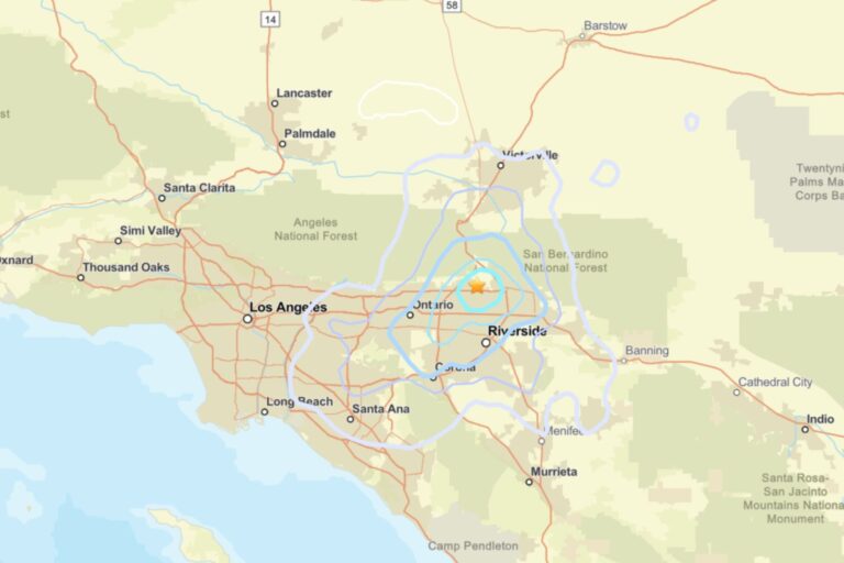 Sismo en California: un temblor de magnitud 3,5 sacude San Bernardino y el sur del estado