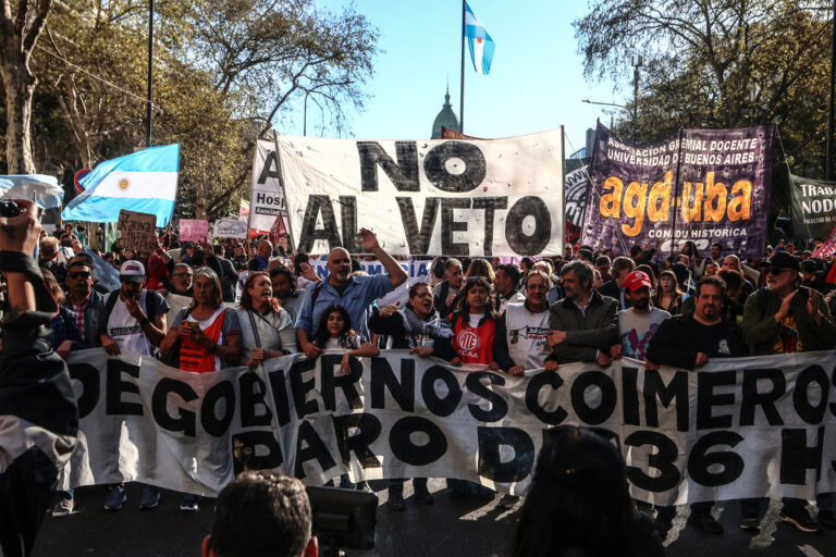 Gran Marcha en defensa del Garrahan