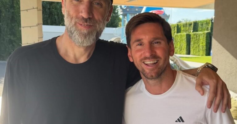 El fanático de Central que apareció con Messi en Rosario