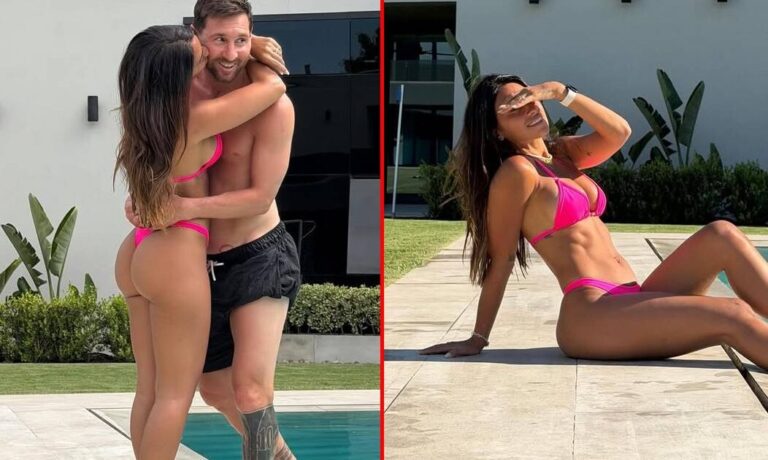A full! Las jugadas fotos de Antonela Roccuzzo y Messi disfrutando sus vacaciones en Argentina