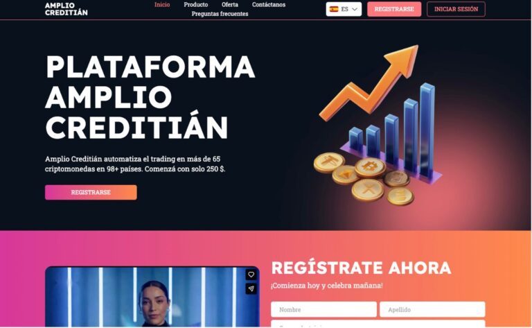 Gráfico de análisis de rendimiento de una plataforma de inversión digital