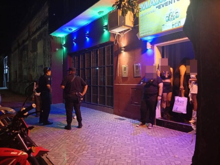 Operativo policial en salón de eventos de Orán, Salta
