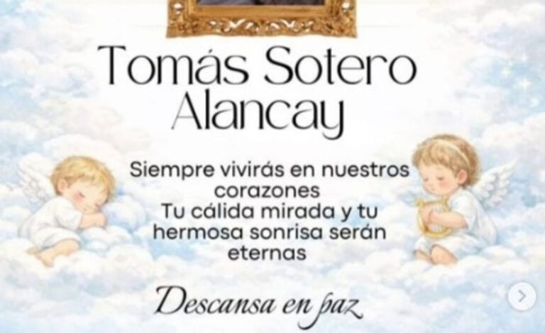 Comunicado de la escuela N° 4742 María Dolores Laurentina Aranda en homenaje a su alumno.
