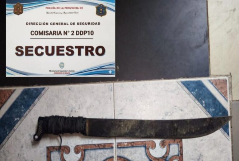 Operativo policial en barrio San Benito, Salta