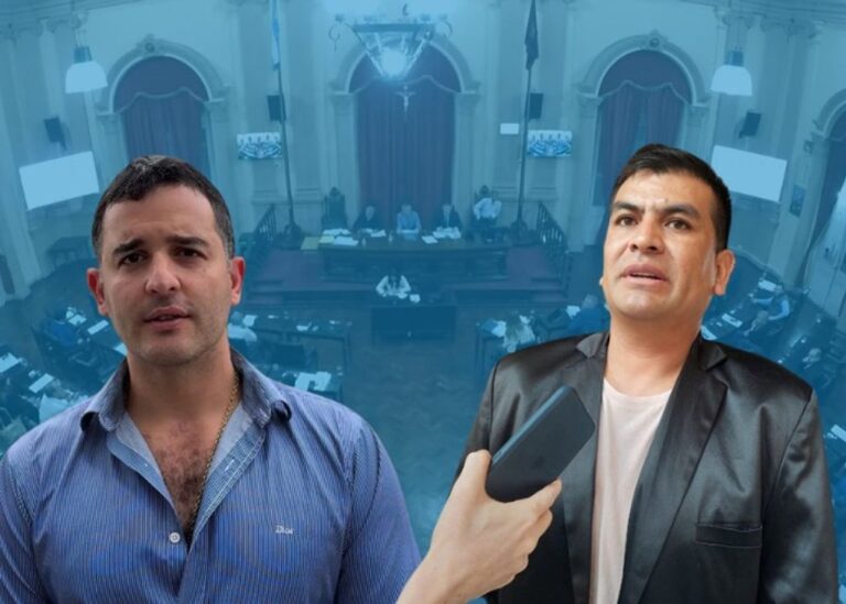Intendente de La Merced, Javier Wayar, en su despacho municipal.
