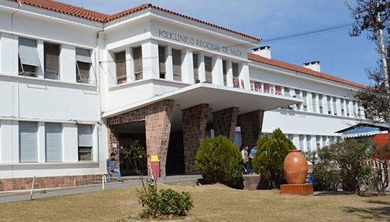 Vista del Hospital San Bernardo en Salta