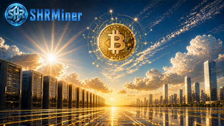 Gráfico representativo de minería de bitcoin en la nube