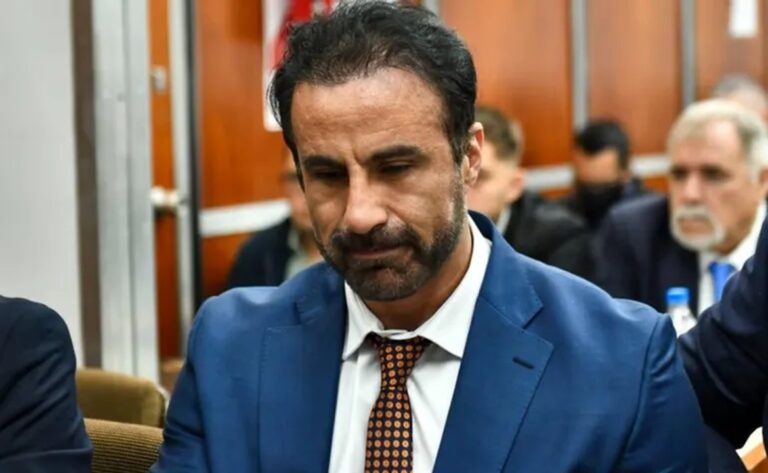 Fotografía de los médicos Leopoldo Luque y Sebastián Nanni en el juicio por la muerte de Diego Maradona