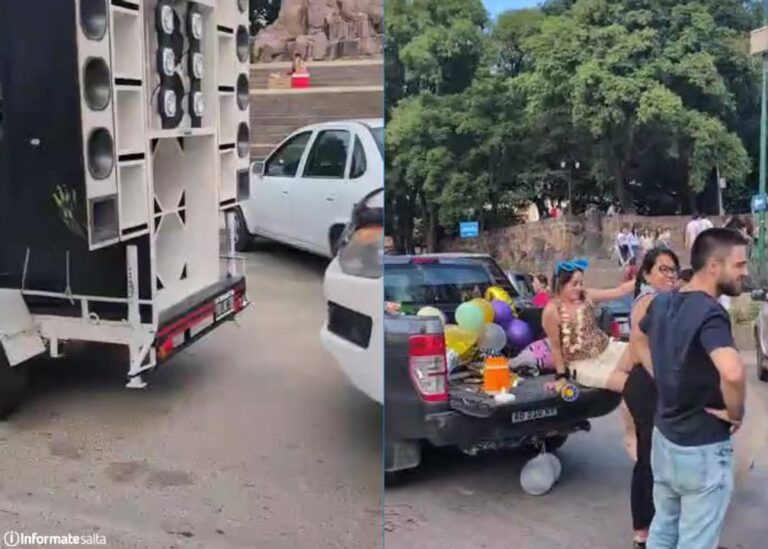 Monumento a Güemes en Salta con fondo de edificios y cielo despejado